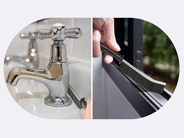 Hard Bristle Crevice Cleaning Brush
