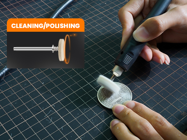 engraving pen for metal, wood, glass and plastic Polishing