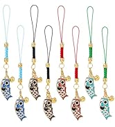 DICOSMETIC Phone Wrist Strap Cat Flower Fish Phone Charm Aesthetic Cellphone Charms Kawaii Cell P...