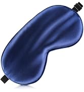 Loomluxe Sleep Mask Silk Eye Mask for Men Sleeping Mask, Adjustable Elastic Strap for Night Shadi...
