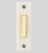 Newhouse Hardware BT3WL doorbell Button, 1-Pack, White