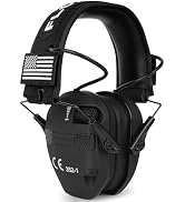 Floriogra Electronic Ear Protection for Shooting with 5X Sound Amplification, Active Ear Protecti...