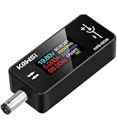 DC Voltage Tester DC Power Meter, 4-30V 0-12A Two-Way Measurement Voltage Current Capacity Amp Vo...