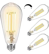 DAYBETTER 4 Pack Vintage LED Edison Bulbs, E26 Led Bulb 60W Equivalent, Dimmable Led Light Bulbs,...