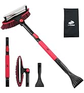 CARCAREZ 39" Extendable Car Snow Brush and Ice Scraper, Windshield Window Ice Snow Removal Snow B...