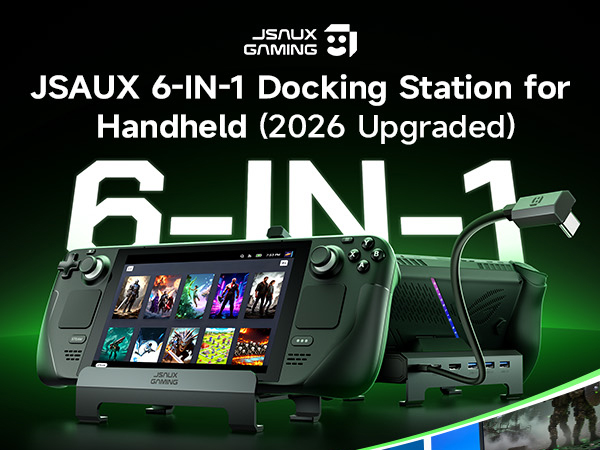 rog xbox ally x dock steam deck oled lcd docking station