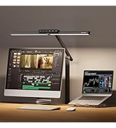 Honeywell LED Desk Lamp with Clamp - HJ1 Sunturalux Eye-Caring Clip on Lights for Home Office, 12...