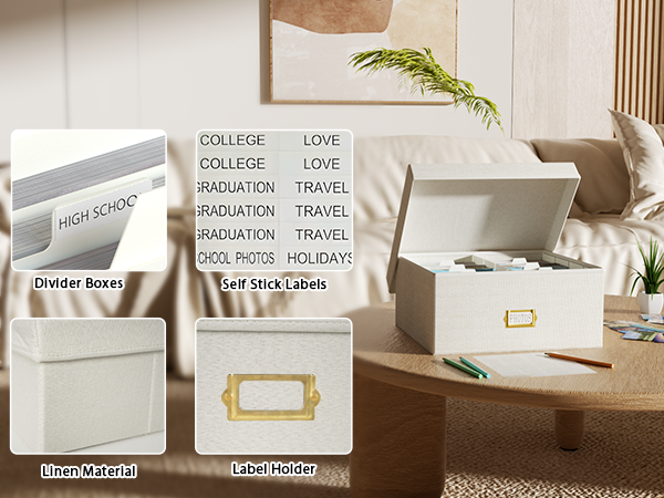 card game storage photo case picture storage photo box storage photo organizer box keepsake boxes