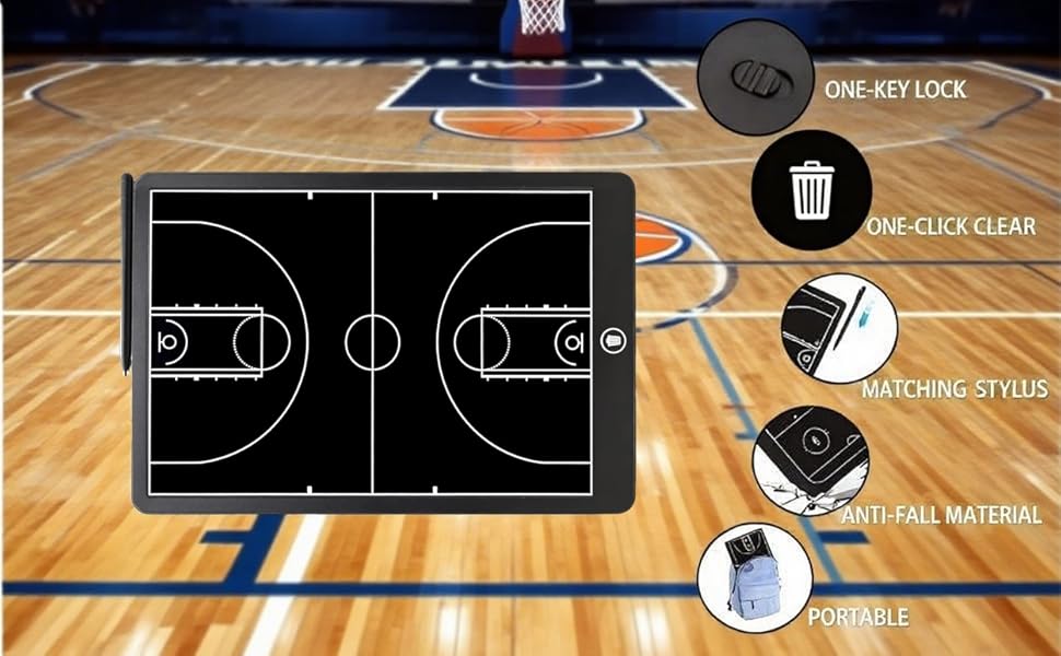 ONE-KEY LOCK ONE-CLICK CLEAR MATCHING STYLUS ANTI-FALL MATERIAL PORTABLE