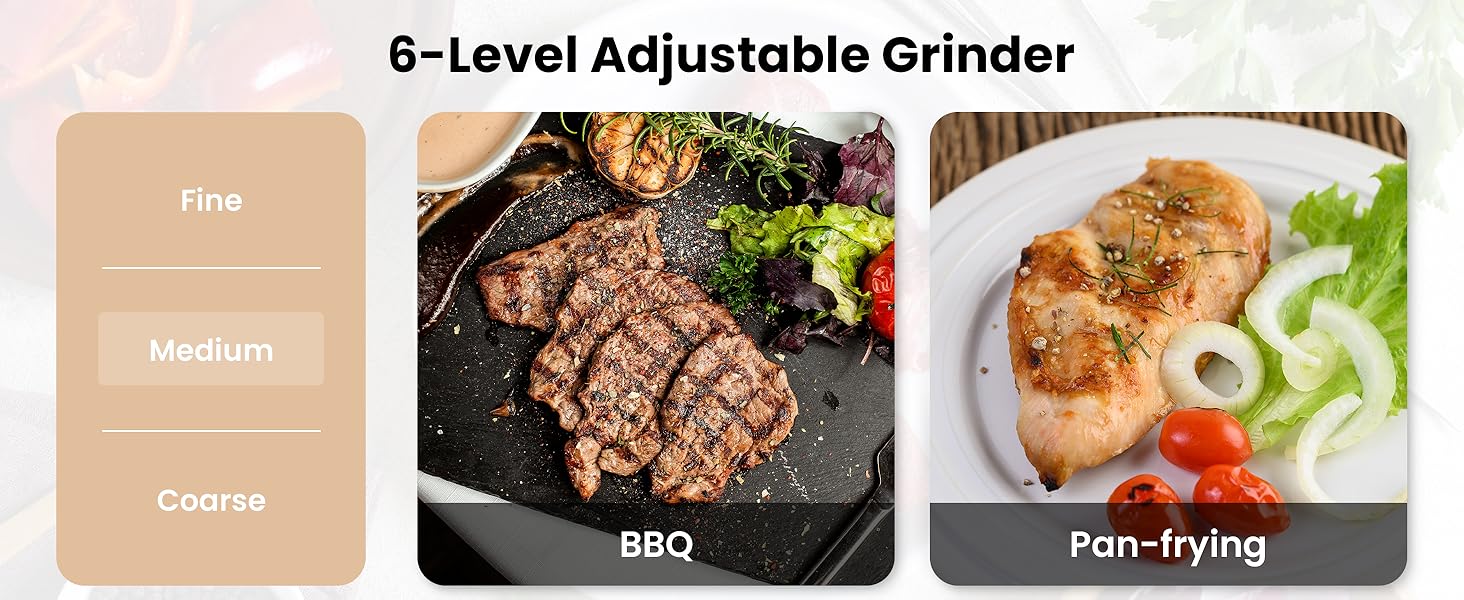 electric salt and pepper grinder set