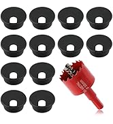 1.5 Inch(38mm) Desk Grommet,13 Pieces Wire Grommet, Desk Hole Cover for Cables with Hole Saw,Plas...