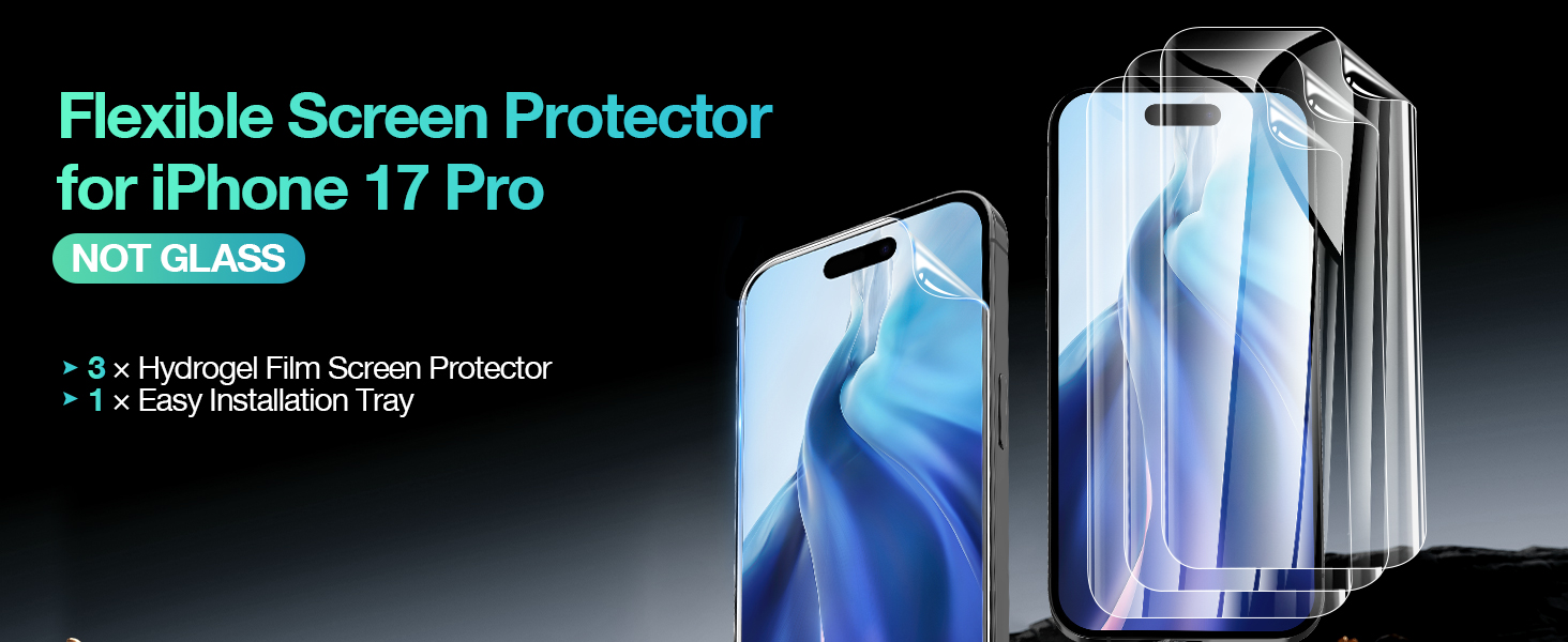 iphone 17 pro screen protector,screen protector iphone 17 pro,iphone pro 17 screen protector tpu