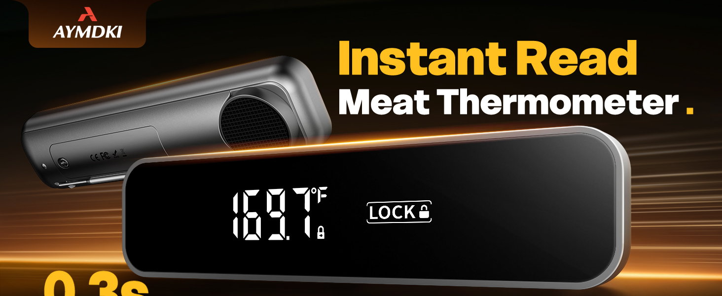 instant read digital meat thermometer