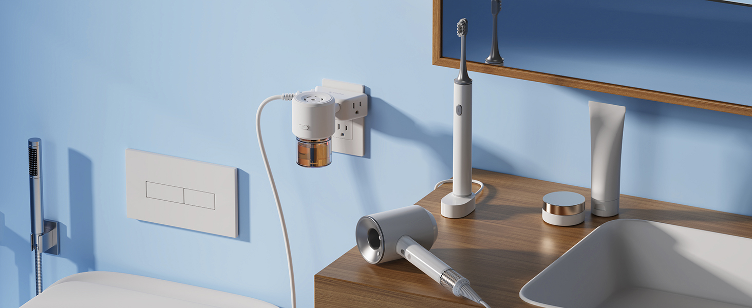 bathroom outlet extender