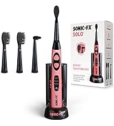 Sonic-FX Solo Electric Toothbrush - 3 Brushing Modes - with Intelligent Auto-Timer, Includes 2 To...