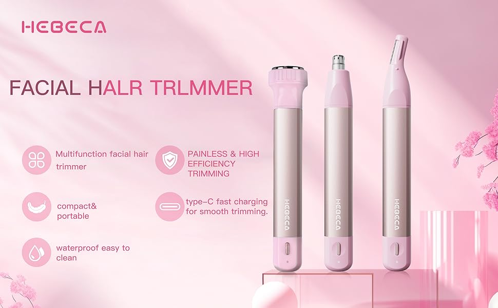 HEBECA 2in1 Nose Eyebrow HAIR TRIMMER FT2001