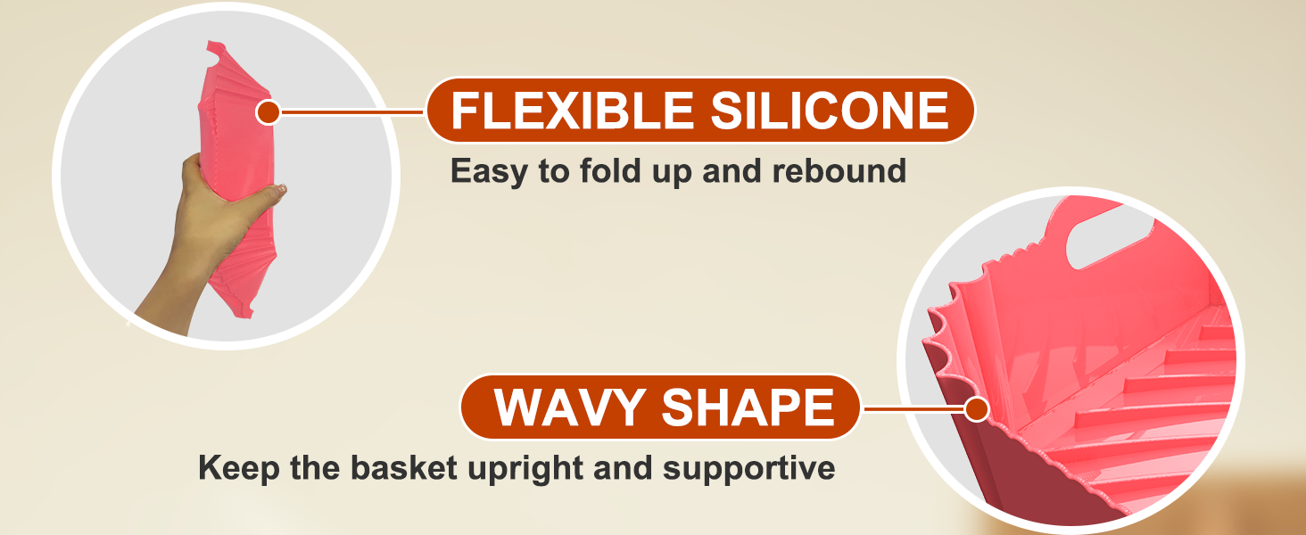 air fryer inserts silicone