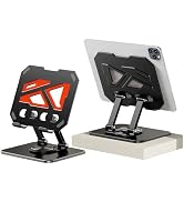 Briteroh 360° Rotatable &amp; Adjustable Metal Tablet Stand for Desk, Foldable &amp; Portable Tablet Hold...