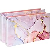Legal-Size Binders, for 8.5 x 14 Paper, 3 Ring Binder 1 Inch, Landscape Spreadsheet Binder with E...