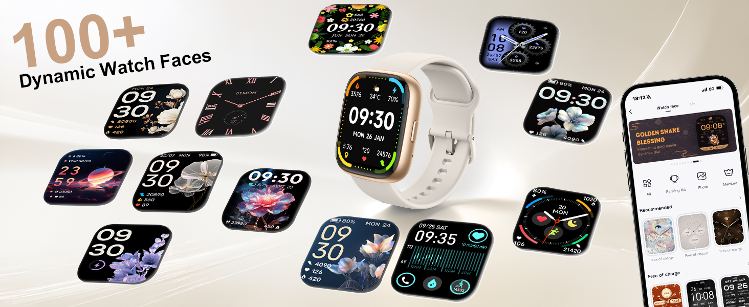 100+ Dynamic Watch Faces