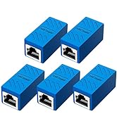 ZUZONG RJ45 Coupler Ethernet Extension Connector, Cat7 Cat6 Cat5e Ethernet Coupler Female to Fema...