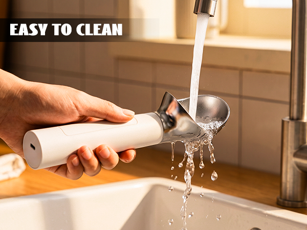 heated ice cream scoop rechargeable