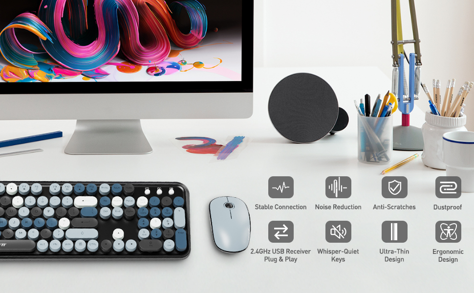 wireless keyboard mouse combo