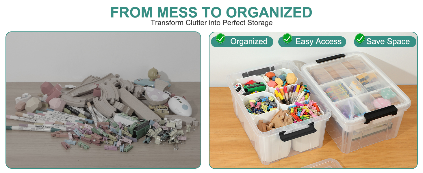 clear storage box