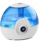 AZEUS RD06S Ultrasonic Cool Mist Humidifier, 2.2L Quiet Humidifier with Auto Shut-Off &amp; Night Lig...