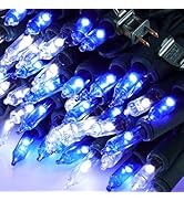 Jyoiat Christmas Lights -1 Pack 21.5FT 100LED Conectable Waterproof String Lights Brighter Detach...