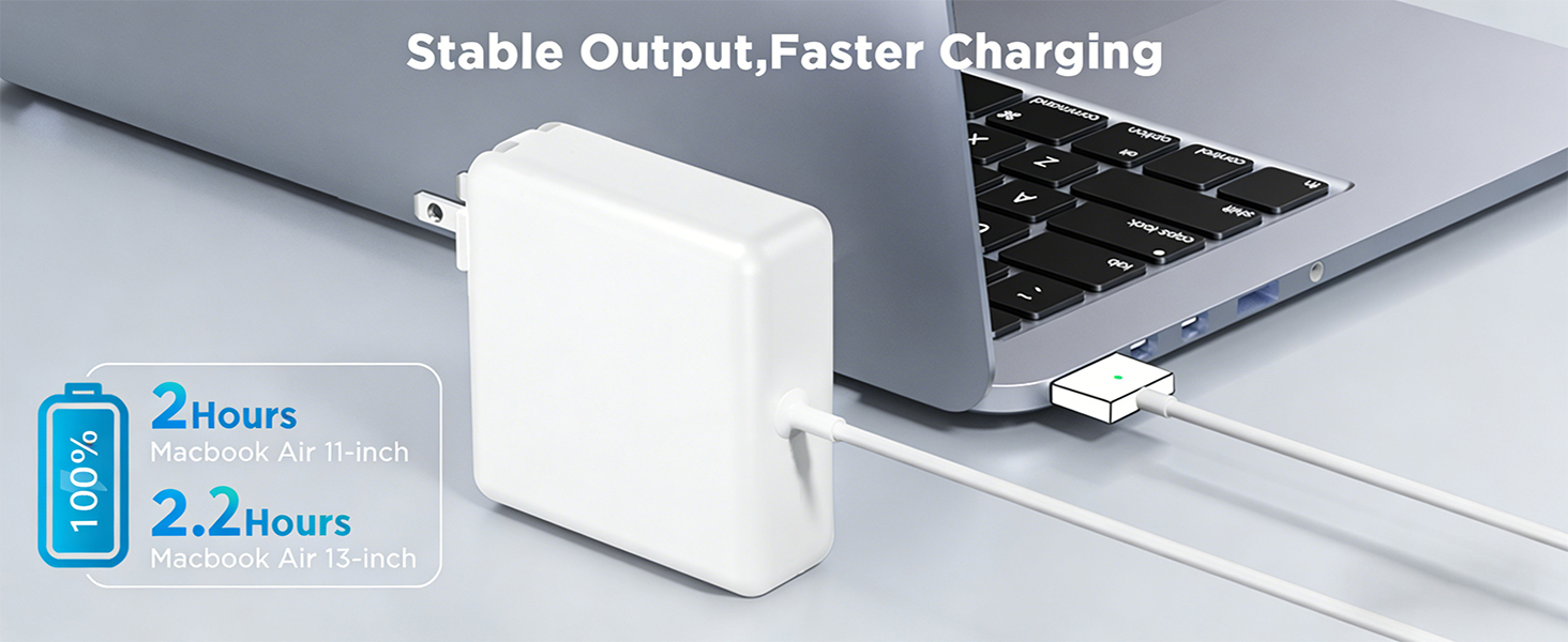 60W Charger for MacBook Pro, Charger Replacement for Mac Pro/air 11/13 Inch