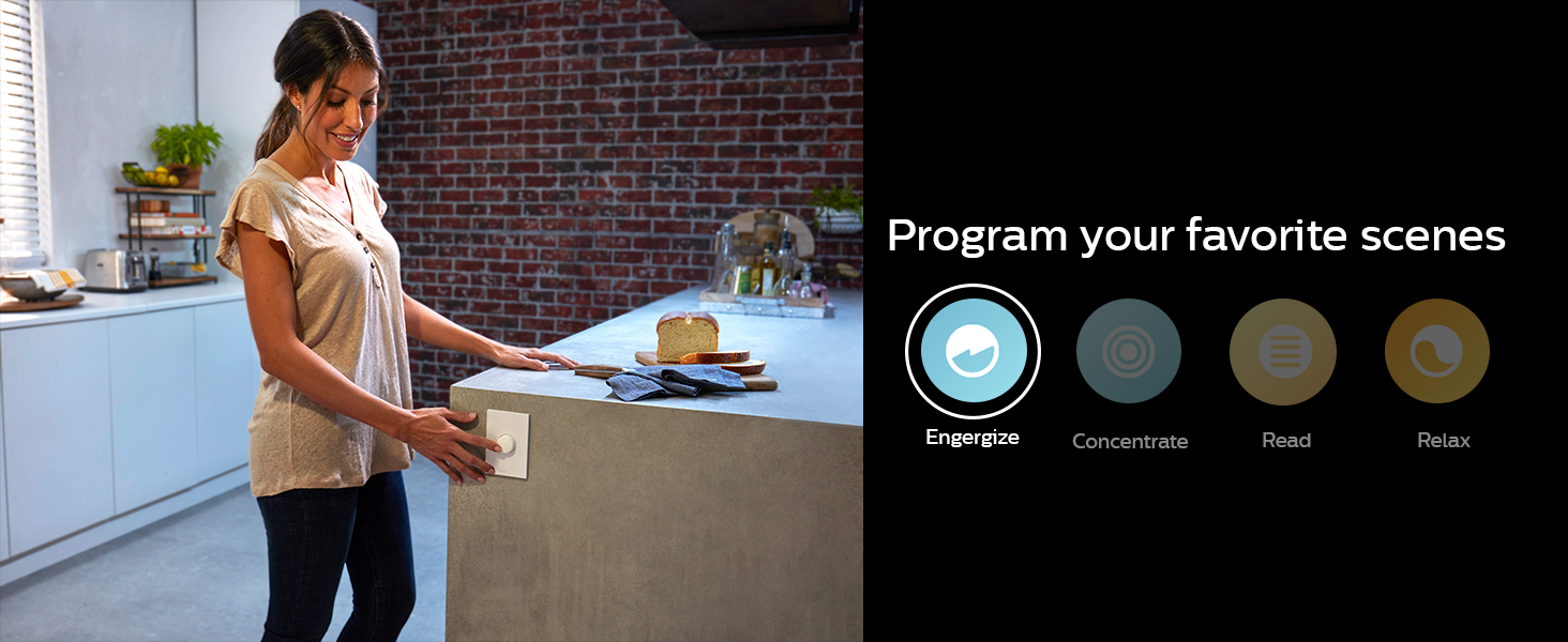 Philips;Hue;smart button;smart home;LED;connected lighting;app set-up;accessories;customize;magnet