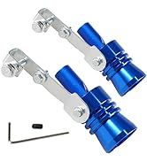 YIUIY 2 Pack Universal Turbo Sound Pipe Whistle Muffler Sounder Simulator Tailpipe Noise Sound En...