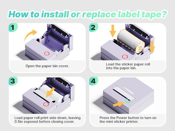 mini sticker printer mini printer sticker maker machine print pod mini printer mini thermal printer