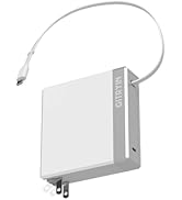 Gitryin 140W Retractable Laptop Charger Block for MacBook Multiple Devices, 2-Port Compact USB C ...