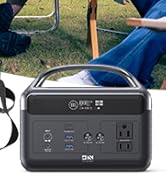 DaranEner Portable Power Station 60,000mAh with Storage Bag, 192Wh LiFePO4 Battery Backup, Solar ...