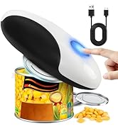 Pyxfeiiu Electric Can Opener,USB Rechargeable Can Opener,One-Touch Cordless Can Opener,Smooth Edg...