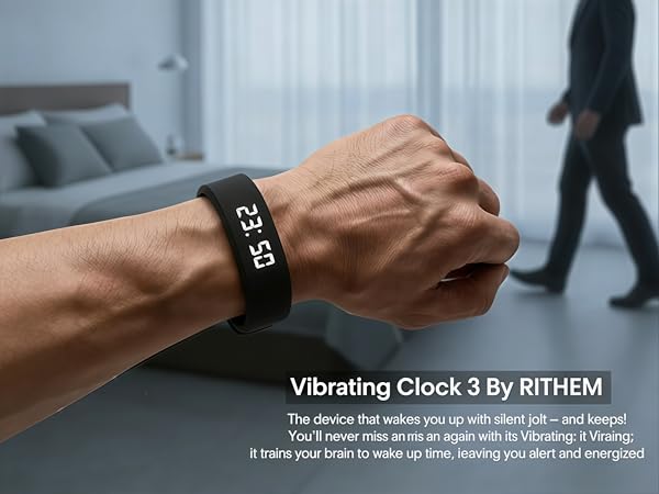 Vibrating Alarm Clock for Heavy Sleepers Kids Digital Watch with Timer Potty Training Deaf People