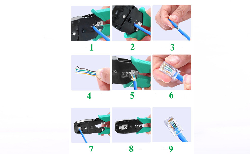 How to Make rj45 Cable Connectors