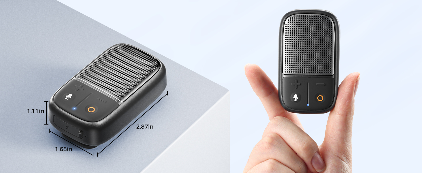 clip-on portable speaker