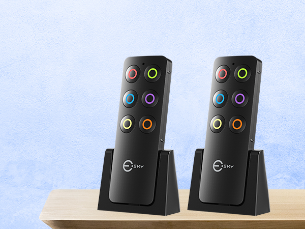 Esky Key Finder Locator with Sound, Stick-on TV Remote Control Finder, Item Locator Tags