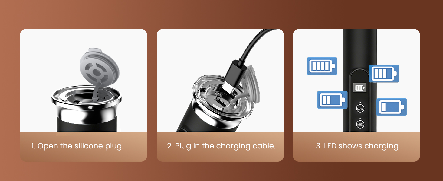 Milk Frother Wand for Coffee,