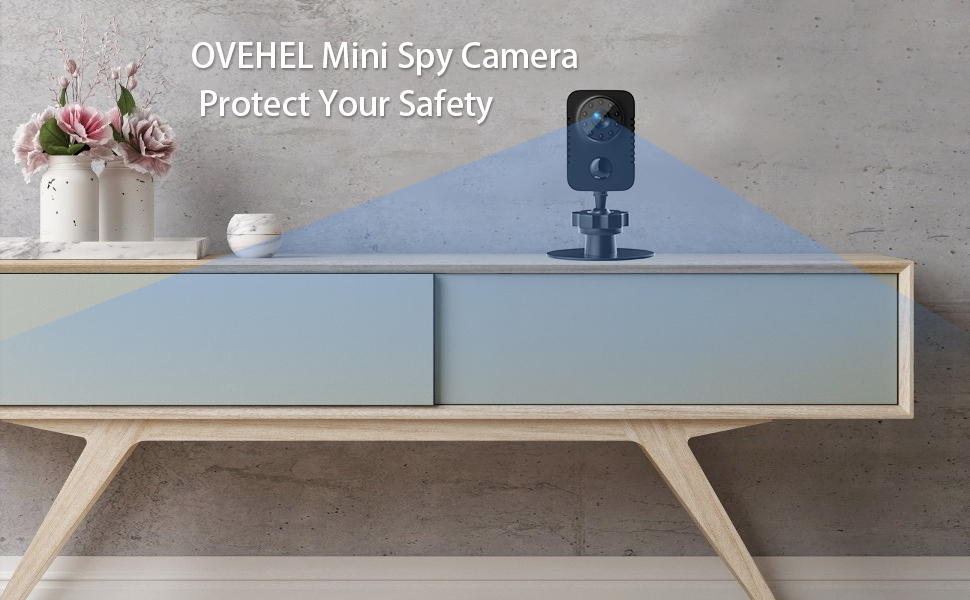 Spy Camera Hidden Nanny Cam Body Camera Portable Recorder Motion Activated Cam records video