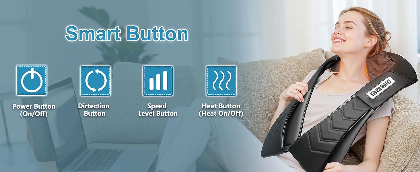 neck massager for pain relief deep tissue