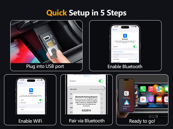 carplay wireless adapter for iphone
