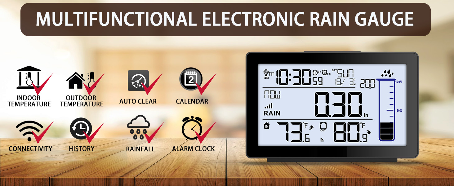  Multifunction Rain Gauge