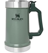 STANLEY Classic Bottle Opener Beer Stein 24 oz | Flip Up Lid and Heavy Duty Handle with Built In ...