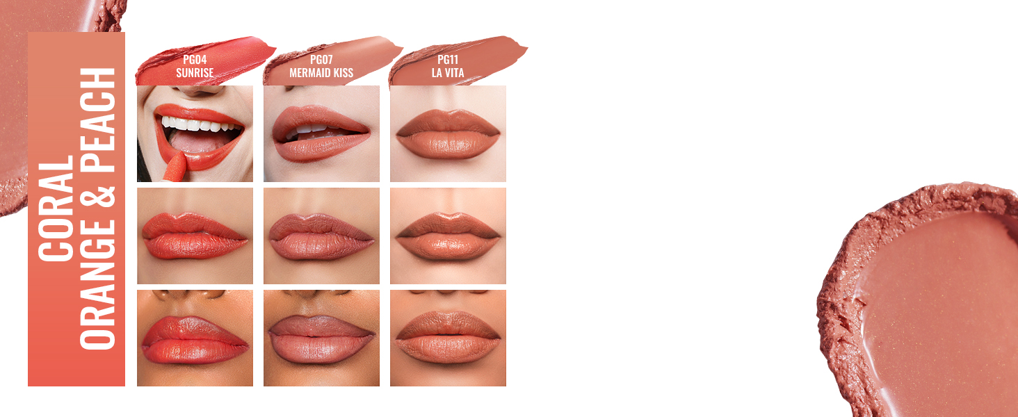 Coral, Orange &amp;amp; Peach Lipstick