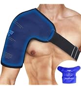 NEWGO Shoulder Ice Pack Wrap for Rotator Cuff Cold Therapy, FSA HSA Eligible Gel Ice Pack for Inj...
