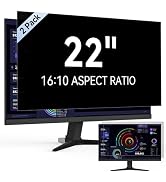 [2-Pack] 22 Inch Computer Privacy Screen Filter for 16:10 Widescreen Monitor, Removable Eye Prote...